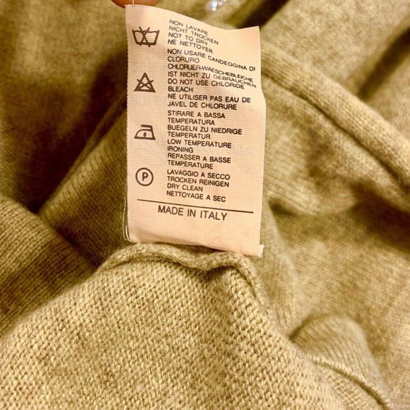 Vintage Blumarine Wool Cashmere Sweater Beaded Pearl Shawl Collar 90s Y2K 40 4 S - Picture 11 of 14